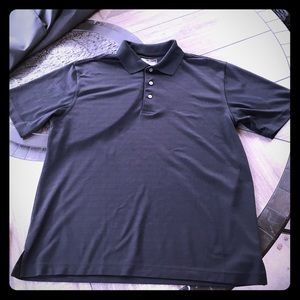 Grand Slam Performance Polo Black Sz Medium